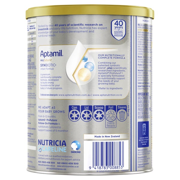 Aptamil Profutura Stage 1 Premium Infant Formula For Babies From