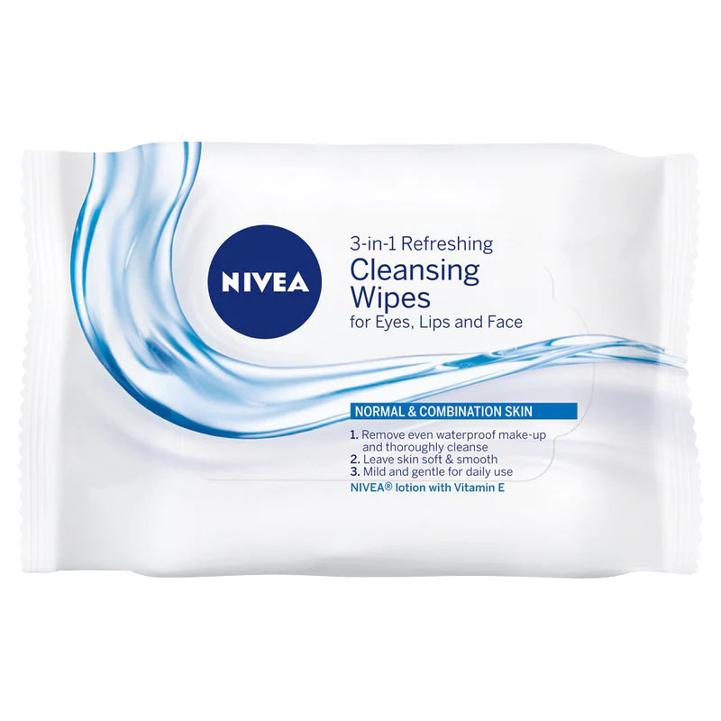 NIVEA Daily Essentials 3 In 1 Refreshing Cleansing Wipes For Eyes Lip nivea-daily-essentials-3-in-1-refreshing-cleansing-wipes-for-eyes-lip