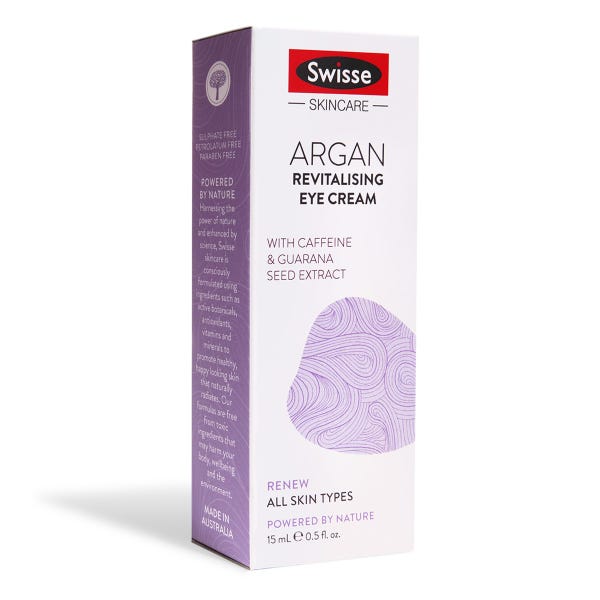 Swisse Argan Revitalising Eye Cream 15ml Better Value Pharmacy Box Hill
