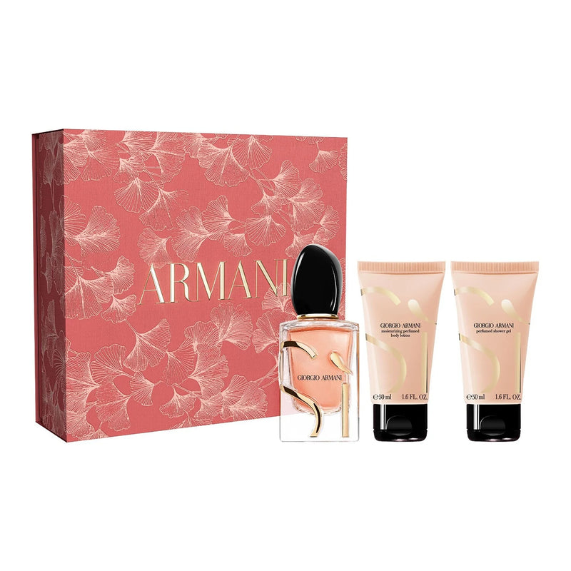 GIORGIO ARMANI Si Eau De Parfum Intense 50ML 3PC SET