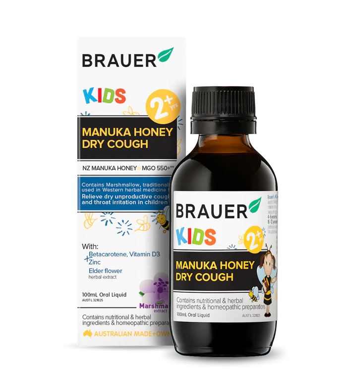 Brauer manuka honey dry cough 100ml