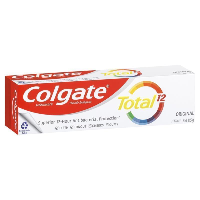 Kem đánh răng Colgate Total Antibacteria Fluoride Toothpaste 115g