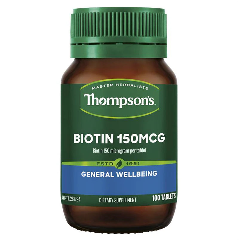 Thompson's Biotin 150mcg 100 Viên