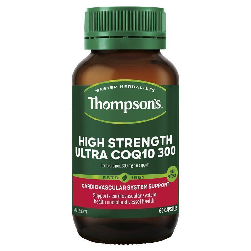 Thompson's High Strength Ultra CoQ10 300mg 60 Capsules