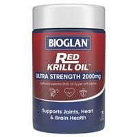 Bioglan红磷虾油2000mg 30粒软胶囊