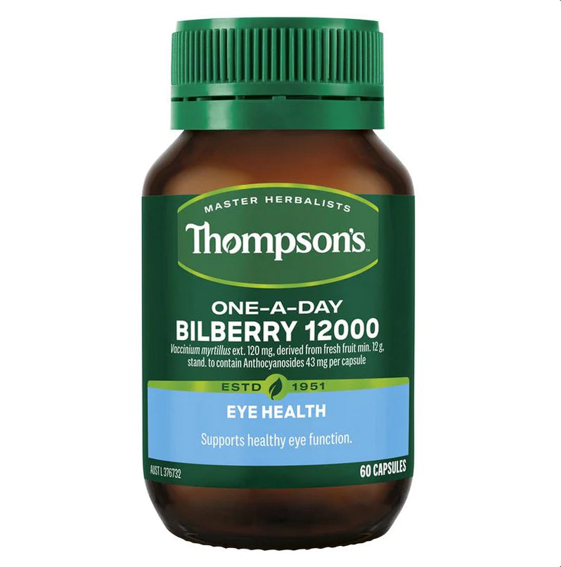 Thompson's One-A-Day Bilberry 12000mg 60 Capsules
