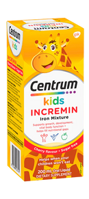 Centrum Kids Incremin Iron Mixture Cherry Flavour 200mL