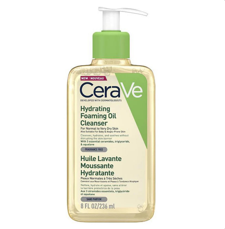 CeraVe Hydrating Foaming Oil Cleanser 236mL