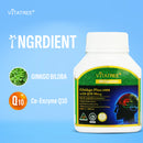 Vitatree Ginkgo Plus 6000 with Q10 50mg  60 Capsules