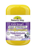 Kẹo dẻo Nature's Way Kids Smart Vita Gummies Tăng cường miễn dịch ba lần 50 viên