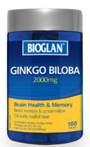 Bioglan Ginkgo Biloba 2000mg 100 Viên