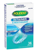 Polident Retainer and Mouthguard Cleanser 36 Tablets