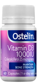 Ostelin Vitamin D3 1000IU 60 Capsules