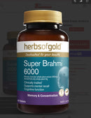 Herbs Of Gold Super Brahmi 6000 60 Tablets