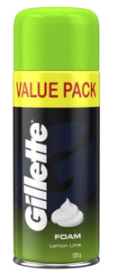 Gillette Shave Foam Lemon Lime Value Pack 333g