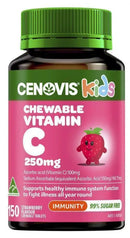 Cenovis Kids Chewable Vitamin C 250mg Strawberry 150 Tablets