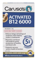 Caruso's Activated B12 6000 60 Tablets