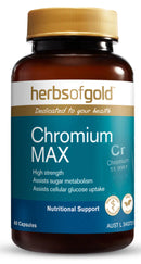 Herbs Of Gold Chromium MAX 60 Vegetarian Capsules