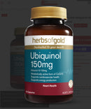 Herbs Of Gold Ubiquinol 150mg 30 Capsules