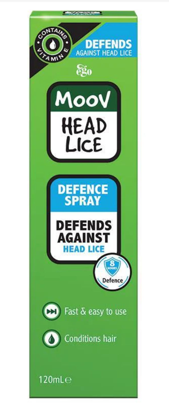 Moov Head Lice Defence Spray 120mL - Lice/Nits