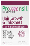 Promensil Menopause Hair Growth & Thickness 40 Tablets