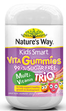 Nature's Way Kids Smart Kẹo Dẻo Vita Không Đường Bộ Ba Đa Dạng 75 viên
