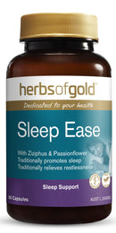 Herbs Of Gold Sleep Ease 60 Vegetarian Capsules