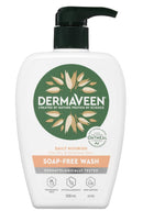 DermaVeen Daily Nourish Soap-Free Wash for Dry & Sensitive Skin 500ml (EXP 9.2025)