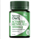 Nature's Own 活性甲基B12 1000mcg - 维生素B - 60片迷你片