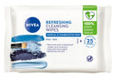 妮维雅清爽洁面湿巾 25片装