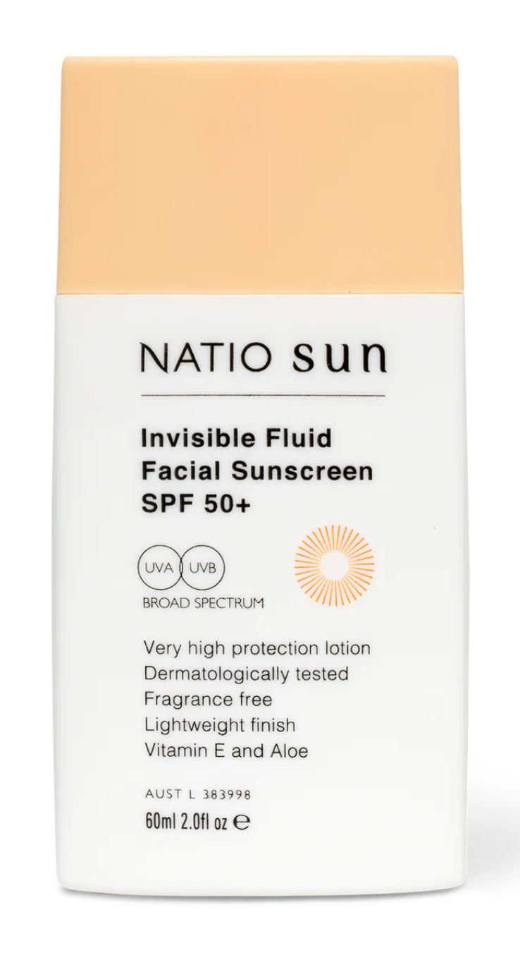 隐形流体面部防晒霜 SPF 50+