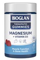 Bioglan Therapeutic Gummies Magnesium + Vitamin D3 65 Gummies