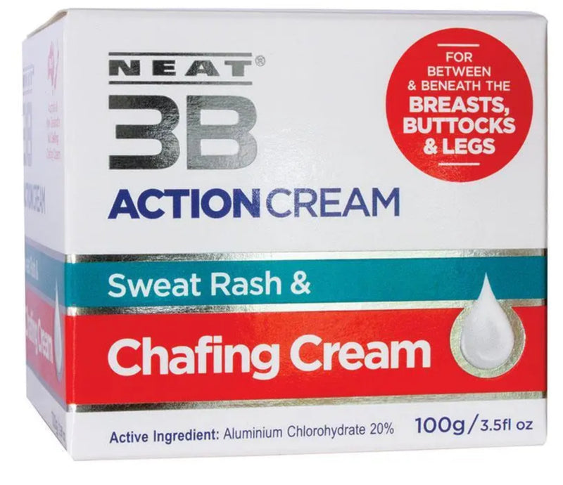 Neat 3B Action Cream Sweat Rash and Chafing Cream 100g – Better Value ...