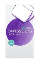 Swisspers Cotton Square Pads 80 Pack