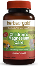 Herbs Of Gold Children's Magnesium Care 60 Chewable Tablets