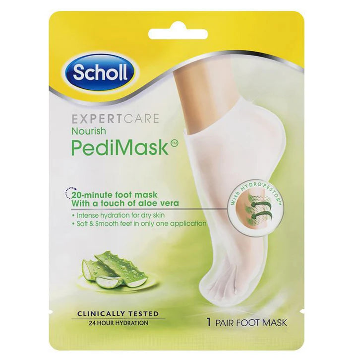 Mặt nạ chân Scholl Dry Skin Aloe Vera 1 cặp
