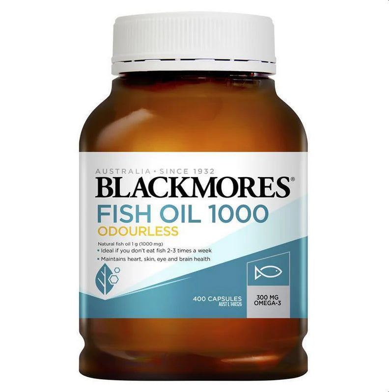 Blackmores无臭鱼油400粒