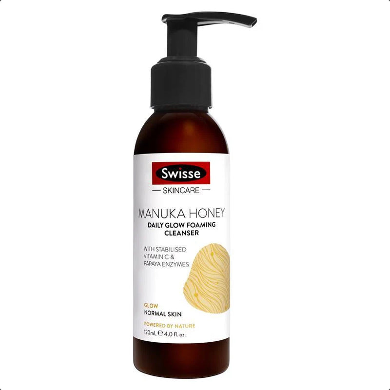 Swisse Skincare Manuka Honey Daily Glow Foaming Cleanser 120mL