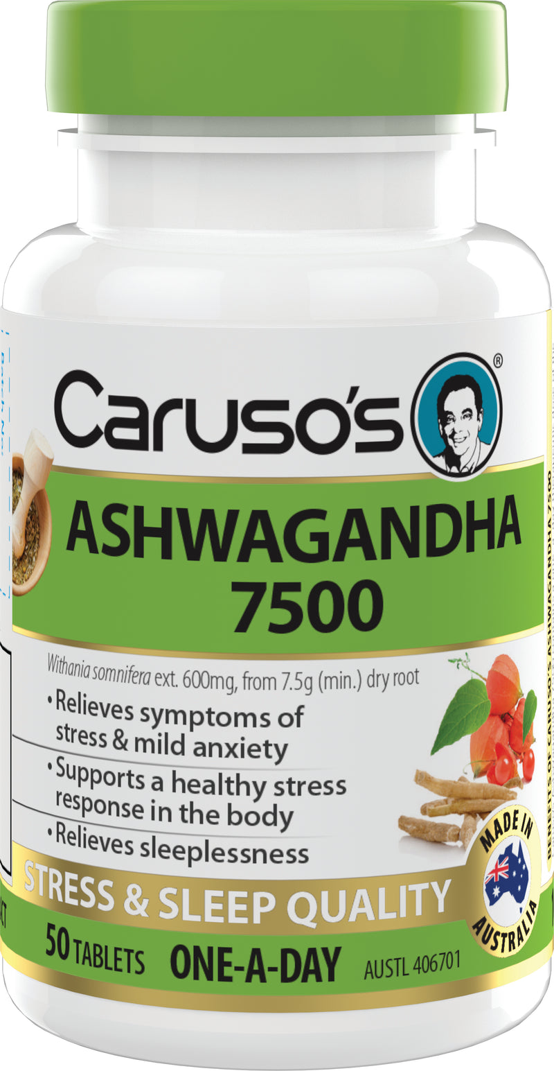 Caruso's  Ashwagandha 50 Tablets