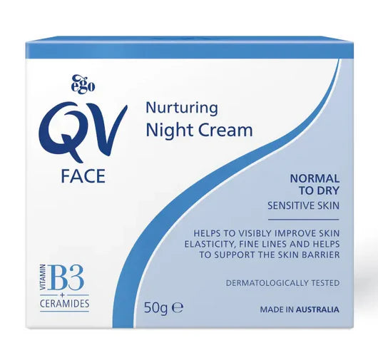 Ego QV Face Night Cream 50g With Vitamin B3