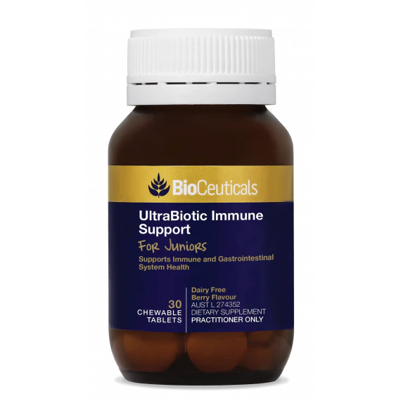 Bioceuticals UltraBiotic Immune Support For Juniors 30 Tablets