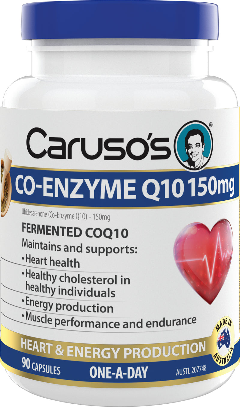 Caruso's CoEnzyme Q10 150mg 90 Capsules