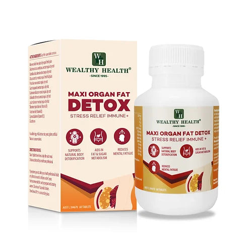 Wealthy Health Maxi Organ Fat Detox Stress Relief Immune + 60 viên