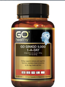 Viên nang thực vật GO Healthy Ginkgo 9000+ 60