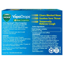 Vicks VapoDrops + 鼻窦堵塞 柠檬薄荷味含片