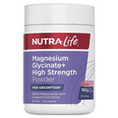 Nutra-Life Magnesium Glycinate+ High Strength Powder Berry 180g