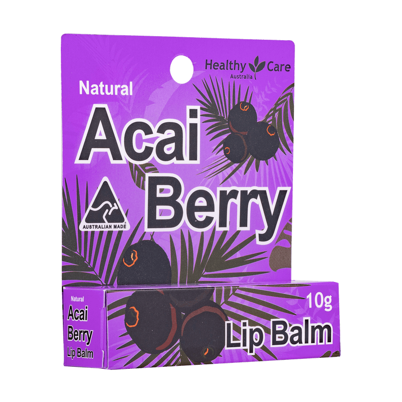 Dưỡng môi Healthy Care All Natural Acai Berry Lip Balm 10g