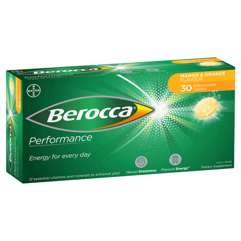 Berocca Performance 30 Effervescent Tablets