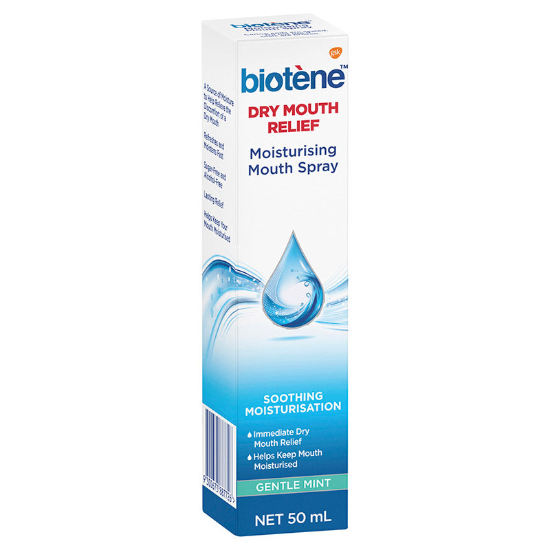 Biotene Dry Mouth Relief Moisturising Mouth Spray Gentle Mint 50ml