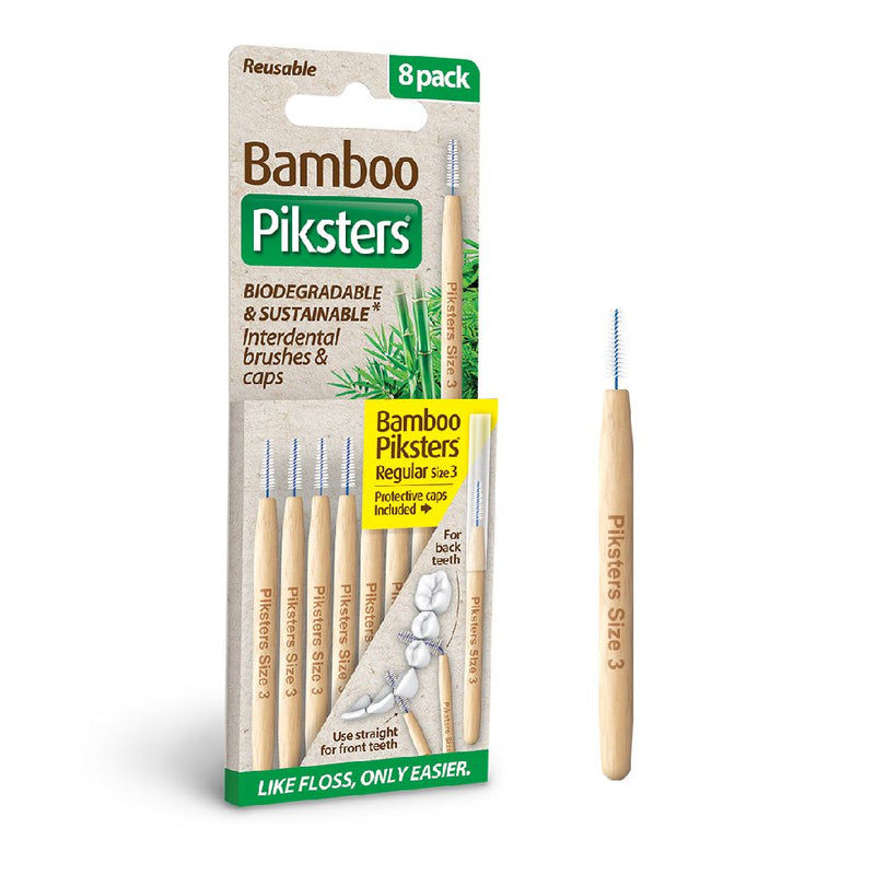 Piksters Bamboo 8 gói Size 3 - Màu vàng